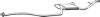 FORD 5020025 End Silencer